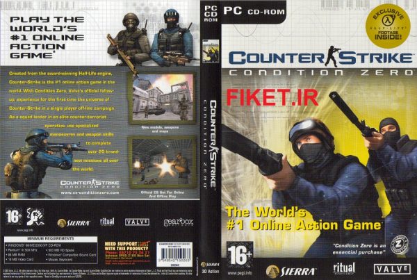 بازی Counter-Strike 1.6 کانتر استرایک دوبله فارسی
